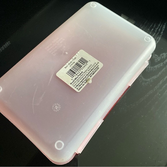 Y2K Spacemaker Pencil Box, Red Top with Frosted Clear Bottom - Picture 4 of 7